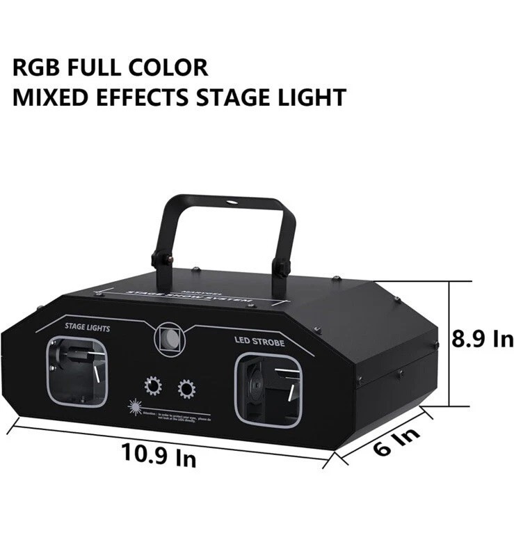 DJ Disco Lights MARYGEL 5 in 1