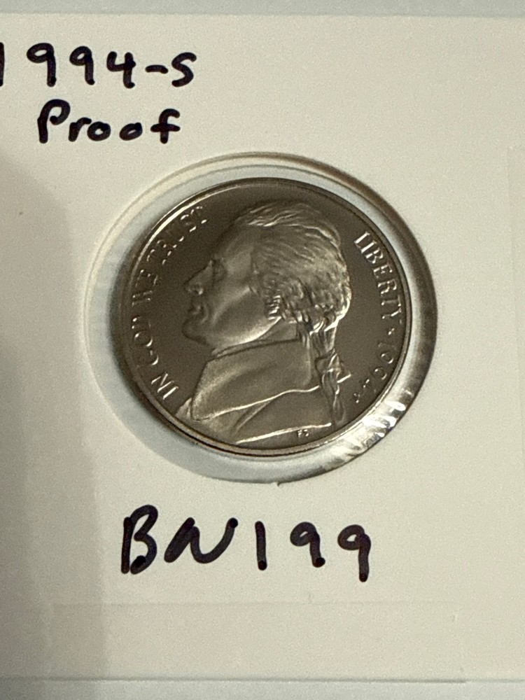 1994-S Jefferson Nickel Proof