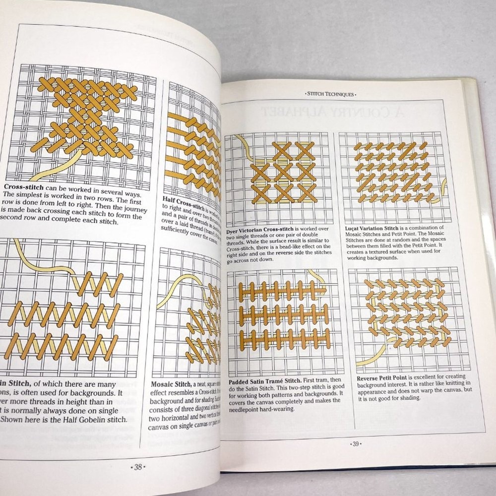English Countryside Needlepoint Book