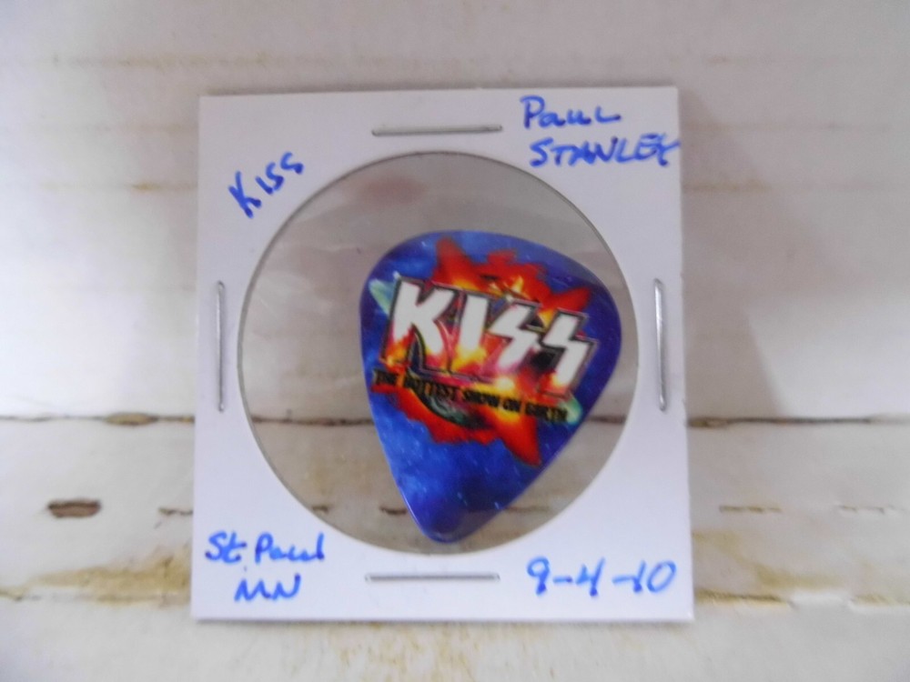 KISS "PAUL STANLEY" 9/4/10 GUITAR PICK~READ DESCRIPTION #13~6