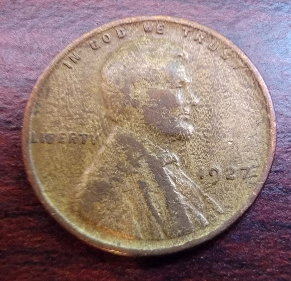 1927 Lincoln Penny (Worn)