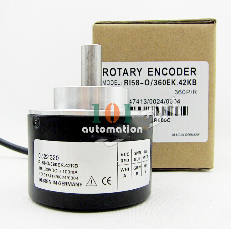 1PCS NEW Solid shaft 10mm encoder RI58-O/360EK.42KB