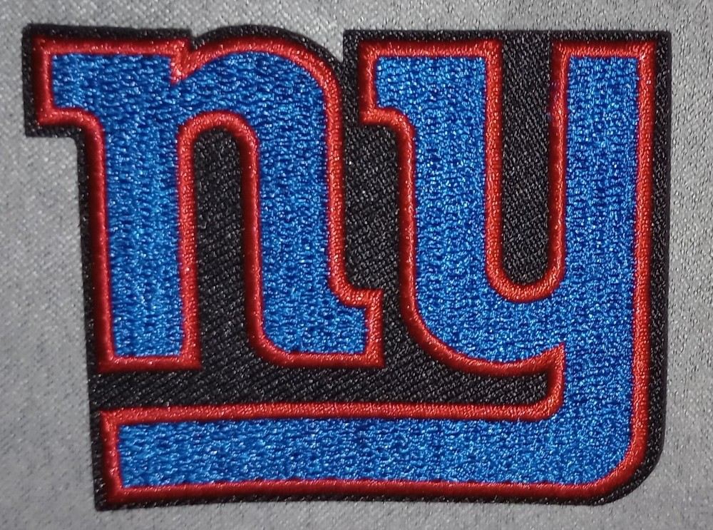 NEW YORK GIANTS EMBROIDERED IRON ON PATCH