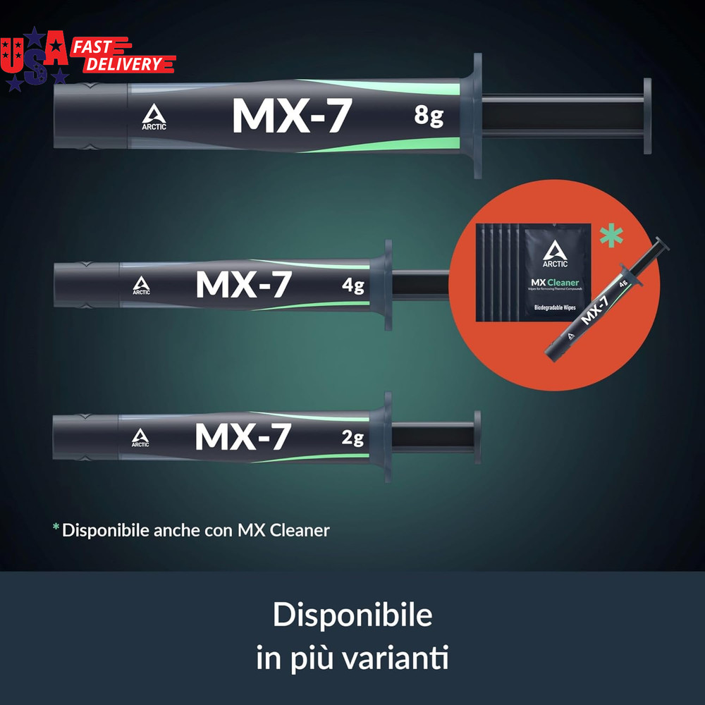 MX-7 (8 G) - Ultimate Performance Thermal Paste for Cpus, Consoles, Graphics Car