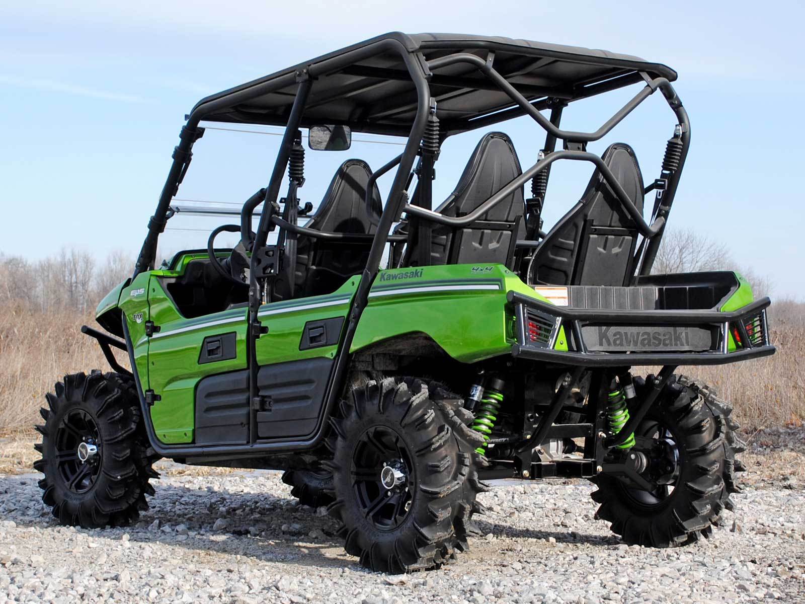 SuperATV 1.5" Offset Rear A-Arms for Kawasaki Teryx / 4 / 800 - Black