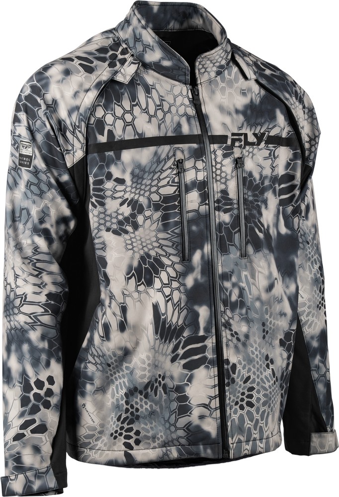Fly Racing 378-688M Patrol Softshell Kryptek Jacket Md Gray/Black