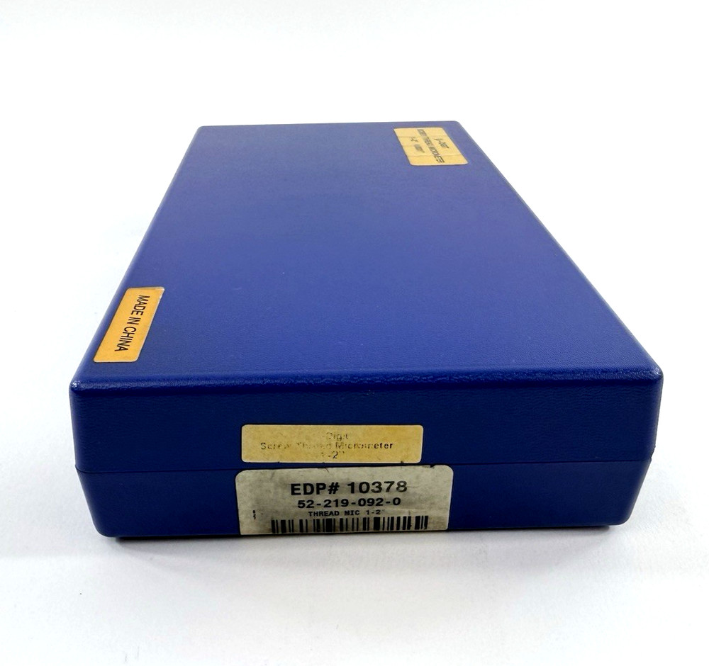 Fowler 1-2" 0.0001" 52-219-092-0 Screw Thread Micrometer
