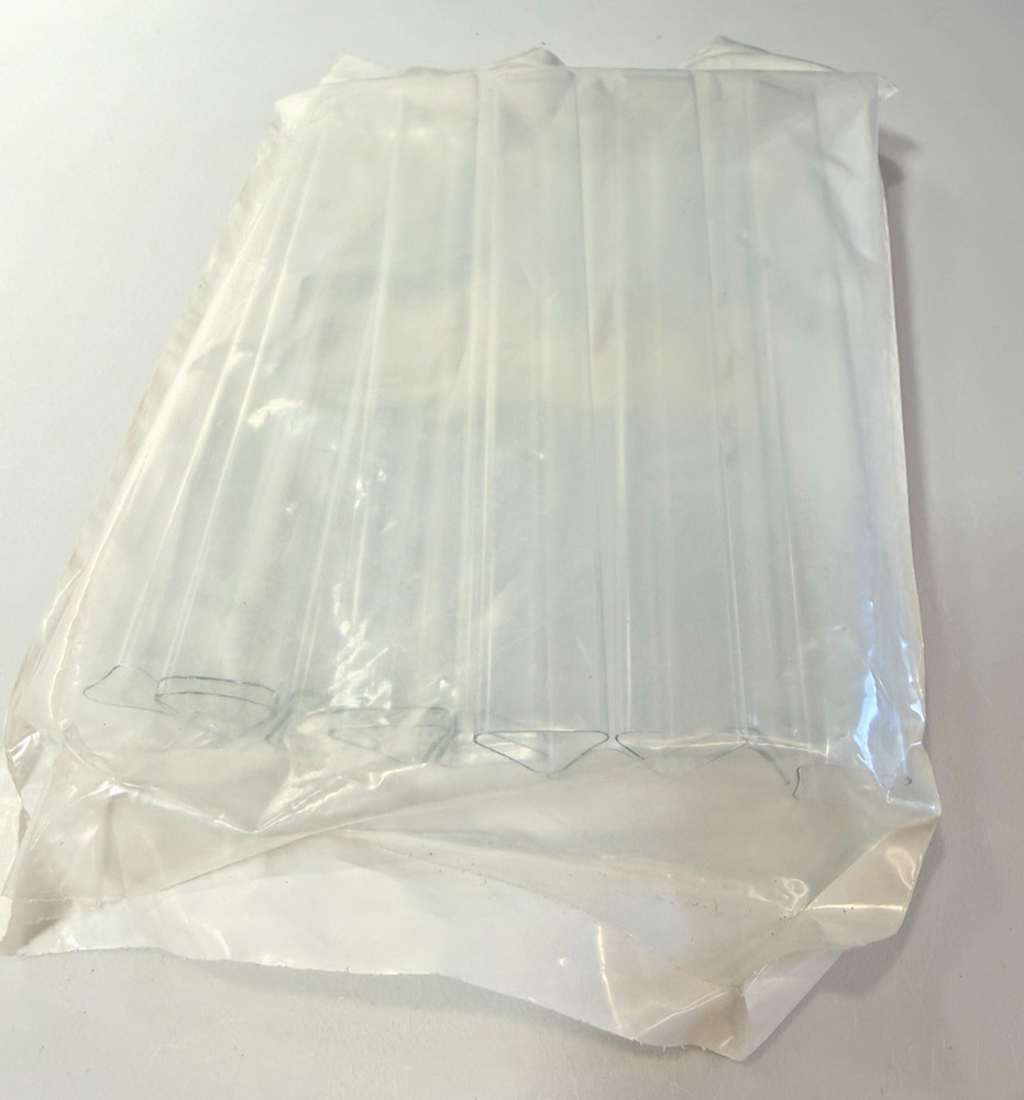 9 Package Lot 10ct Clear Triangular Plastic Pen Cases Box Display Sleeves 6"