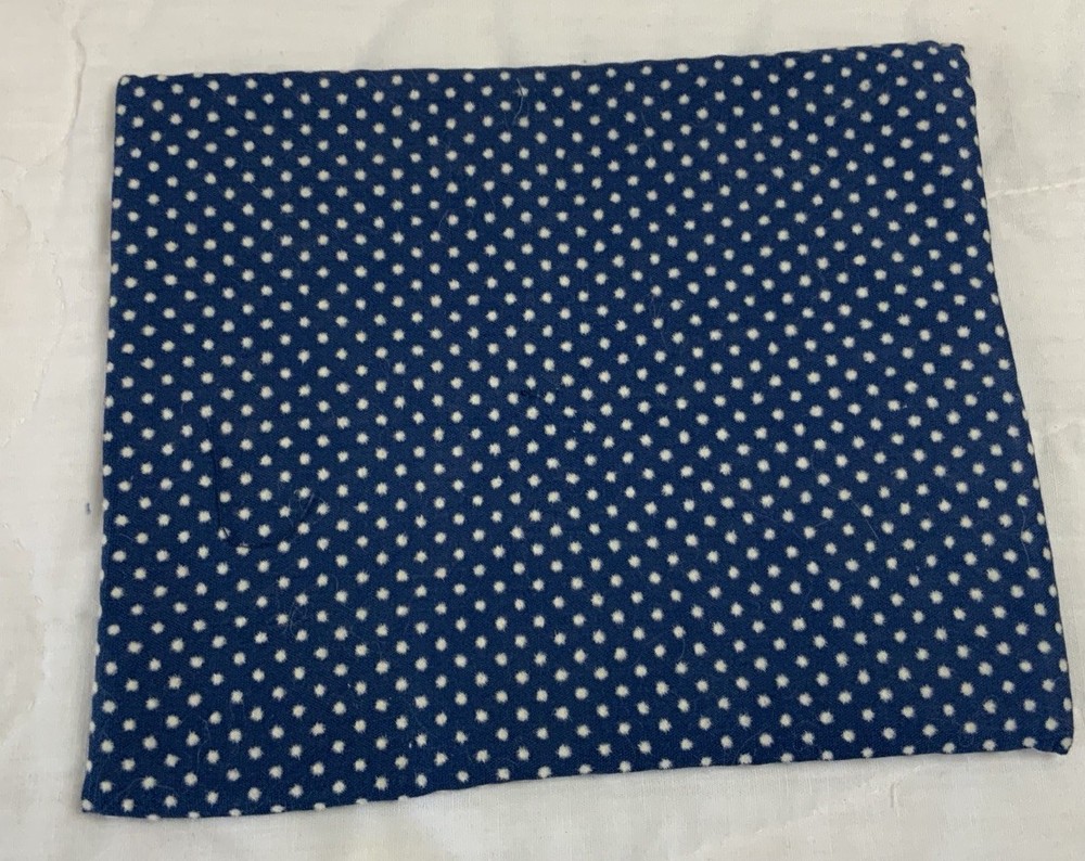 Antique Patchwork Quilt Table Topper, Rectangle, Log Cabin, Early Calico Prints