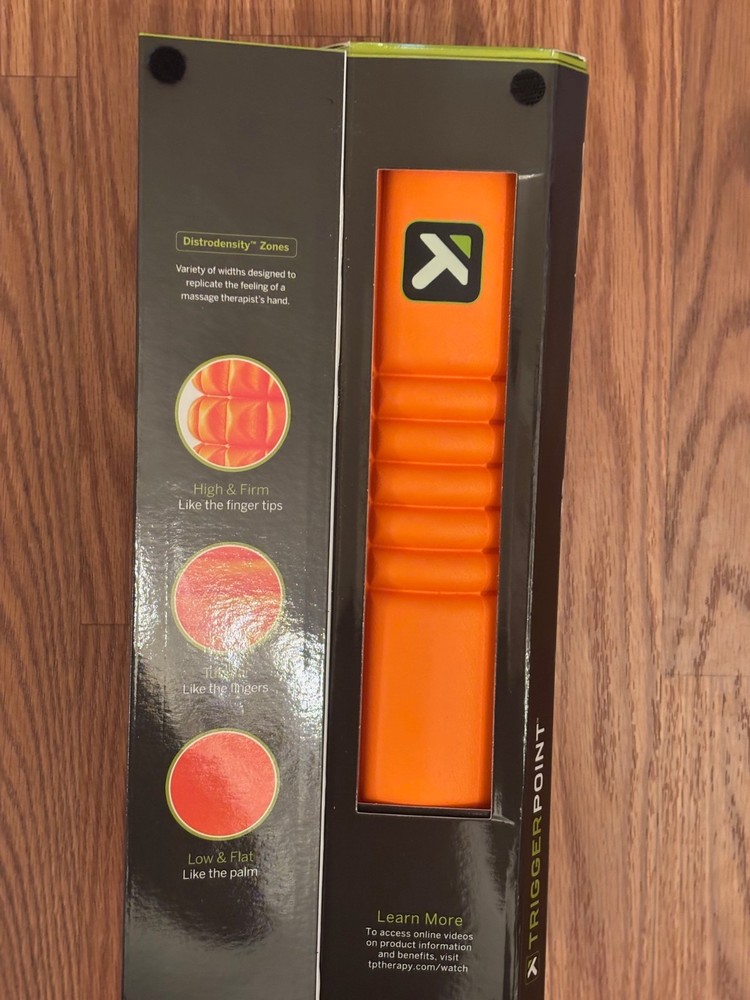 Trigger Point Grid Vibe Plus Vibrating Foam Roller Orange New