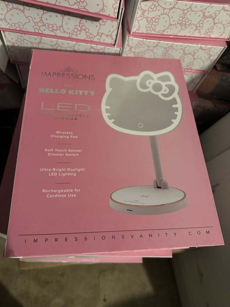 Impressions Vanity Hello Kitty LED Makeup Mirror - White