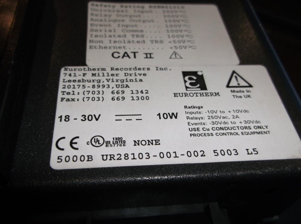 EUROTHERM 5000B DATA ACQUISITION UNIT 18-30V (C5)