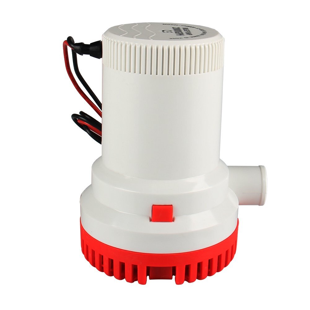 12V Marine Bilge Water Sump Pump Submersible 2000GPH Silent Fishing Marine Boat