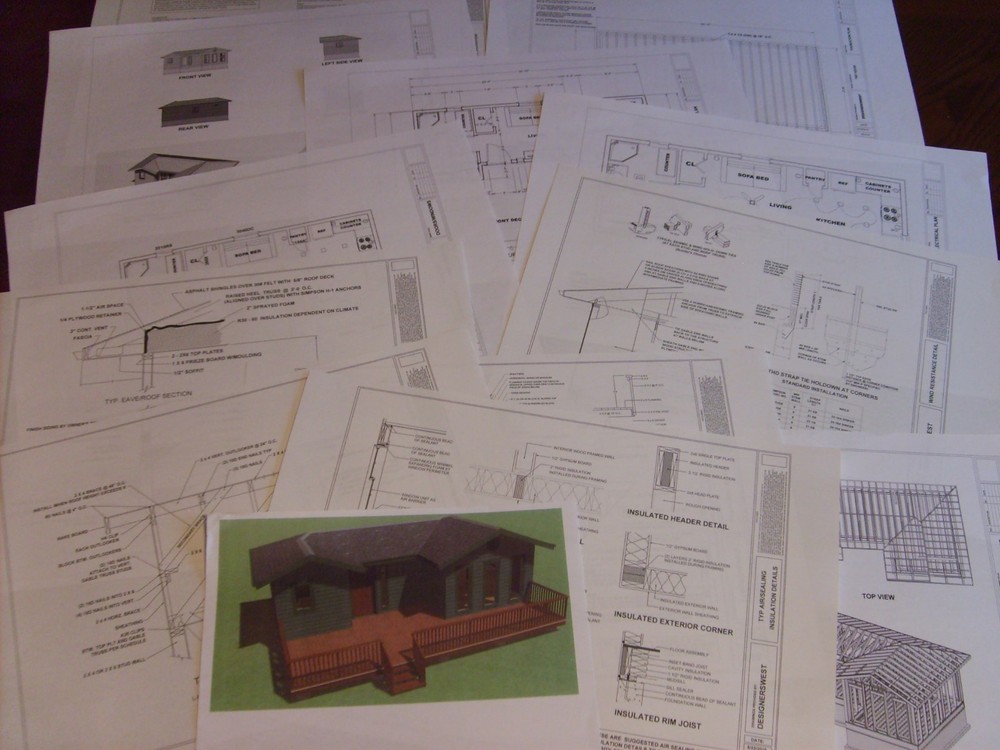 Tiny House Plan Model 400 with Energy-Saving Checklist