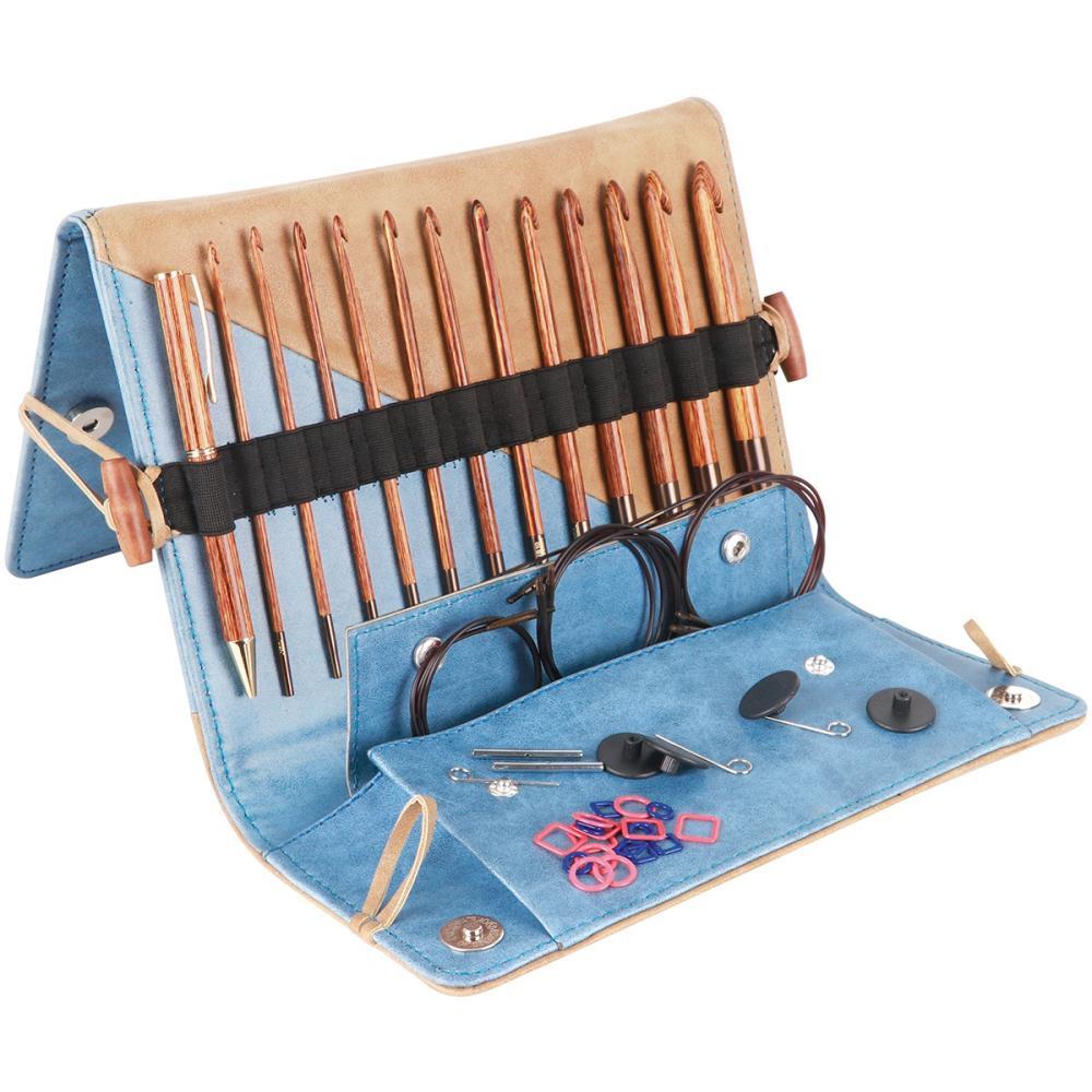 Knitter's Pride Ginger Interchangeable Afghan/Tunisian Crochet Hook Set