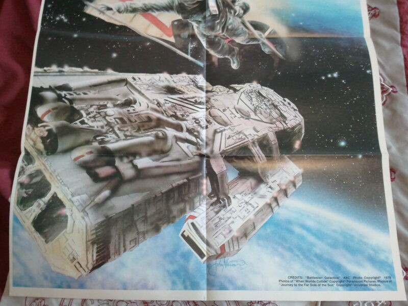 Battlestar Galactica Poster # 4 Space Walk by John Allison x