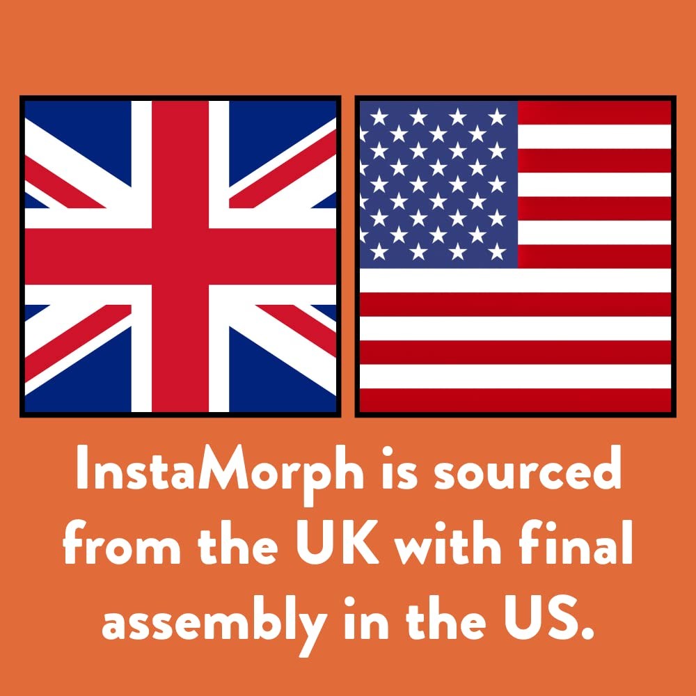 InstaMorph Reusable Moldable Plastic | Thermoplastic Beads, 3oz White