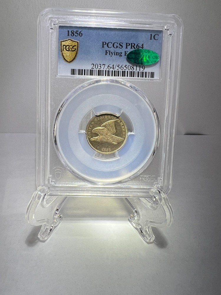 1856 Flying Eagle Cent PCGS PR64 With Fresh CAC!!