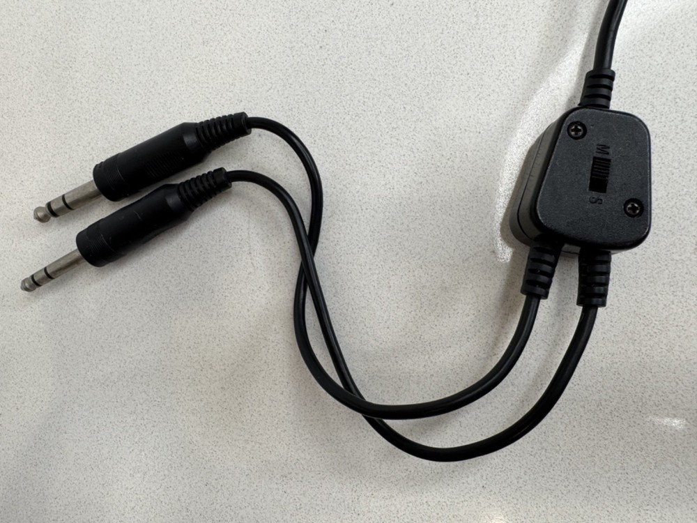 Flightcom Classic Aviation Headset Black | Model 4DLX