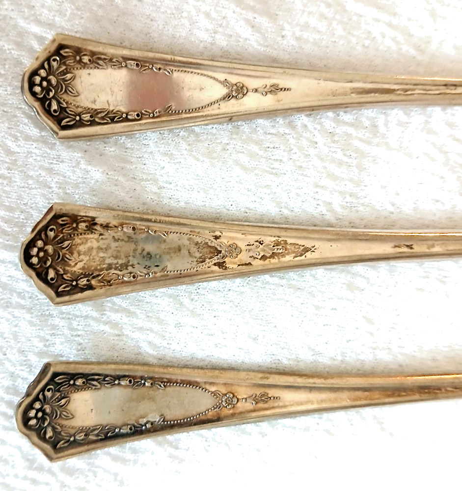 lot of vintage various serving forks silverplate 3 oyster forks 5 cocktail forks