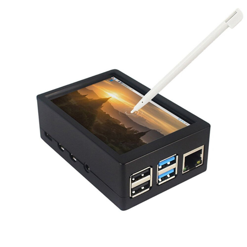 Host Pi 4B Ubuntu System With Case 3.5 Inch Kali Linux System LCD Display 2023
