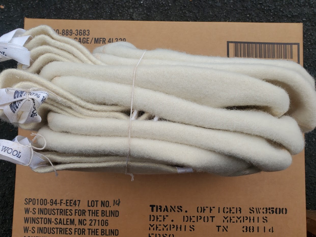 US Military Extreme Cold Weather N-1B 100% Wool Mukluk Boot Liners, MEDIUM, NEW