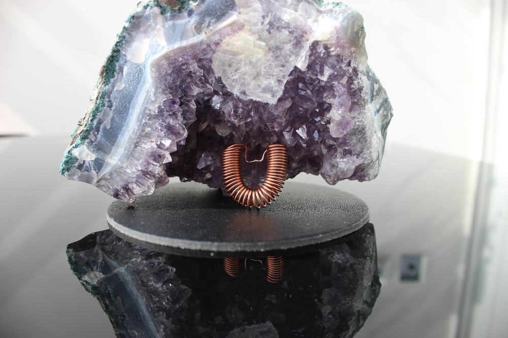 Feedback Loop Tensor Ring Sacred Cubit Bionized Copper EMF 5G Practitioner Tool
