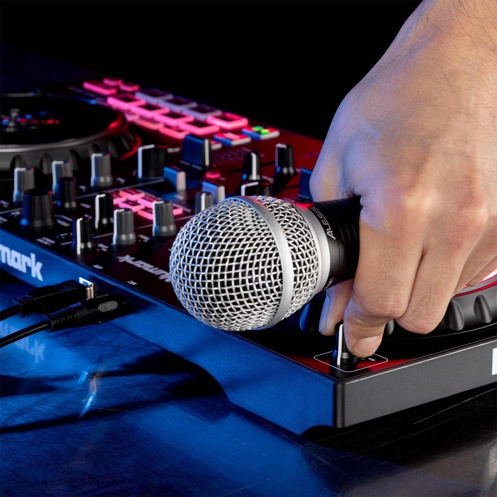 Numark Mixtrack Pro FX Effects 2-Deck Serato DJ Controller, 12" PA Speakers Pack