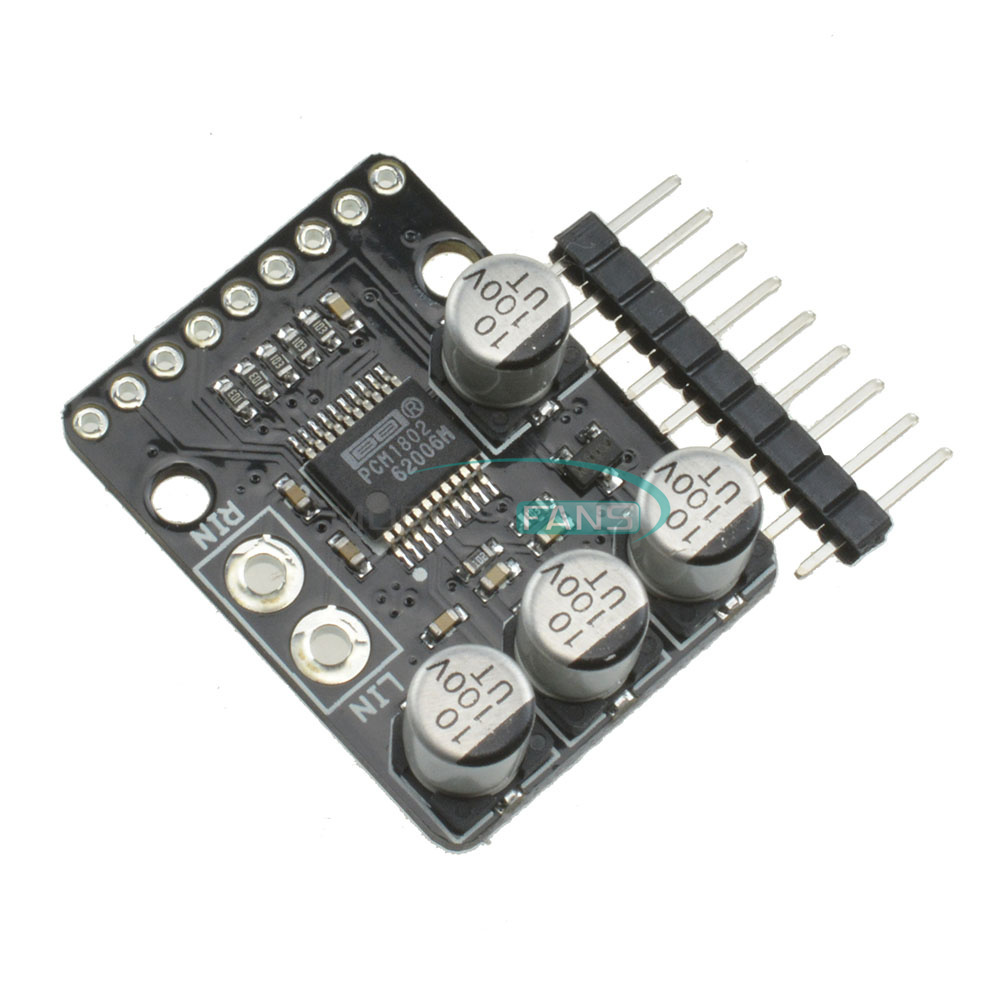 NEW 24Bit PCM1802 Audio Stereo A/D Converter ADC Decoder Amplifier Player Board-