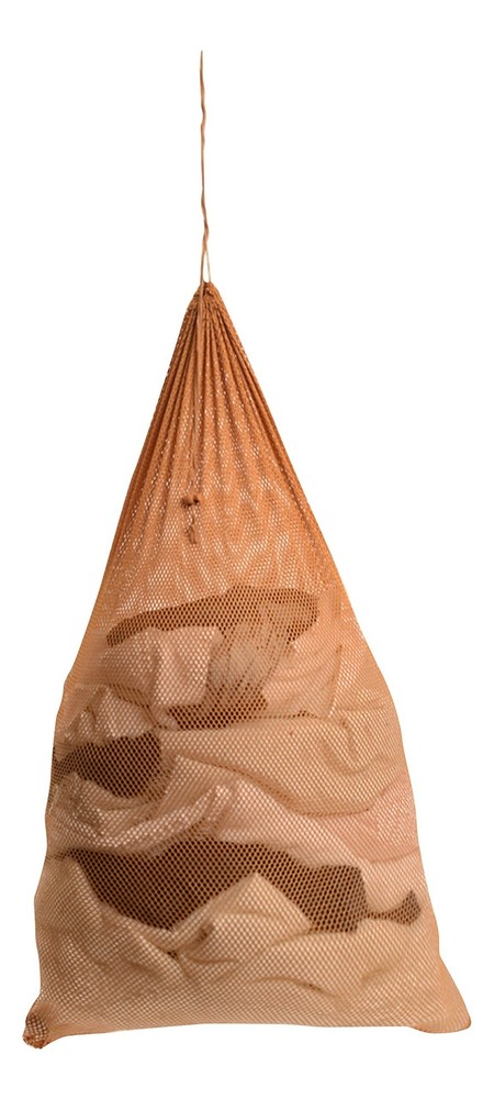 Premium Heavy-Duty Mesh Laundry Bag - Clothes Hamper w/ Drawstring - Camel