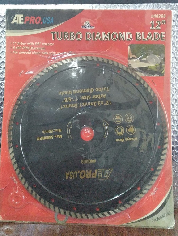 Turbo Diamond Blade 12" ~ 40268