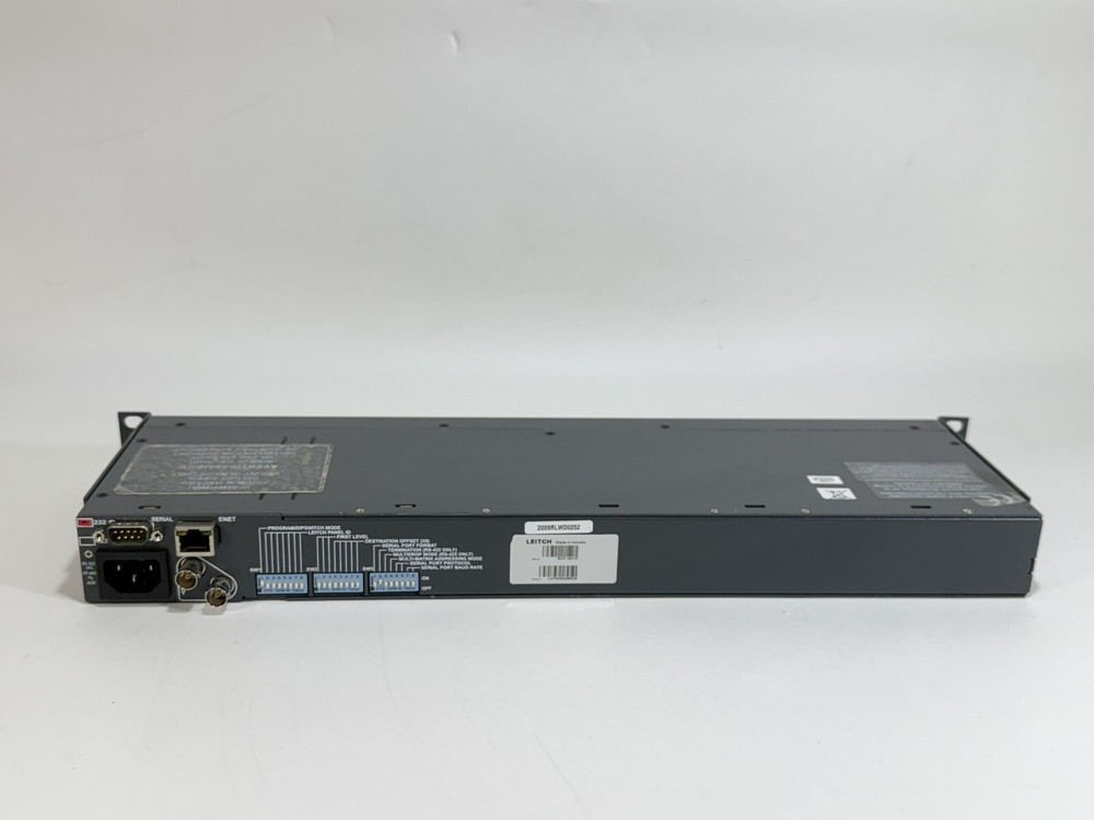 Harris Leitch RCP-16X1P ~ 1RU 16x1 Programmable Pushbutton Remote Panel