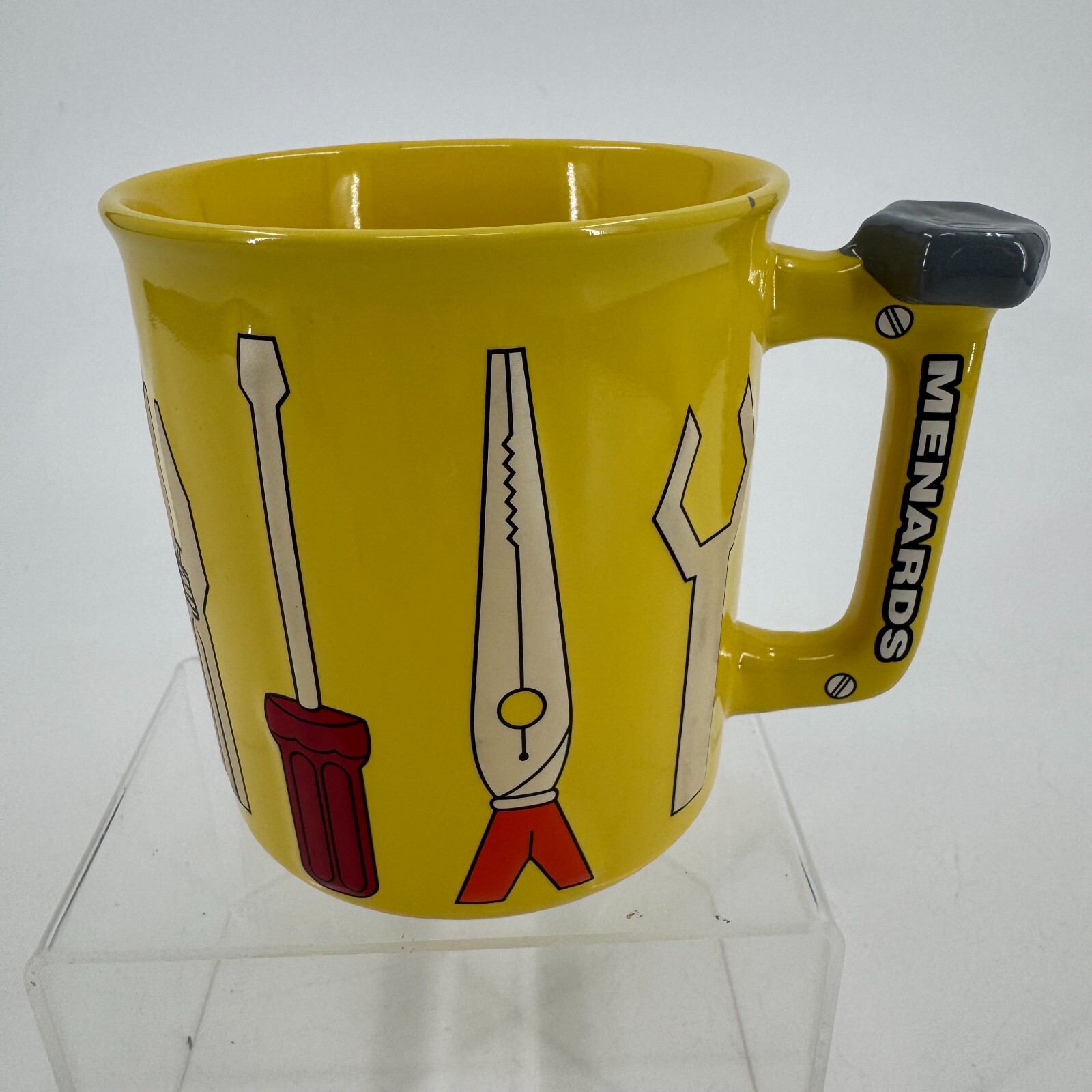 Menards Hardware Store 3D Ceramic Mug Coffee Tea Cup Yellow