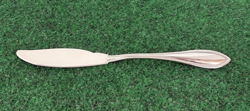 Vintage Oneida Silver Arbor Flat Handle Master Butter Knife- 7-3/4”- New