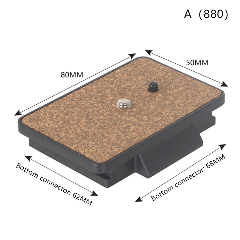 Camera Plate Quick Release Plate Universal Tripod Plate Monopod Mount Adapter A3