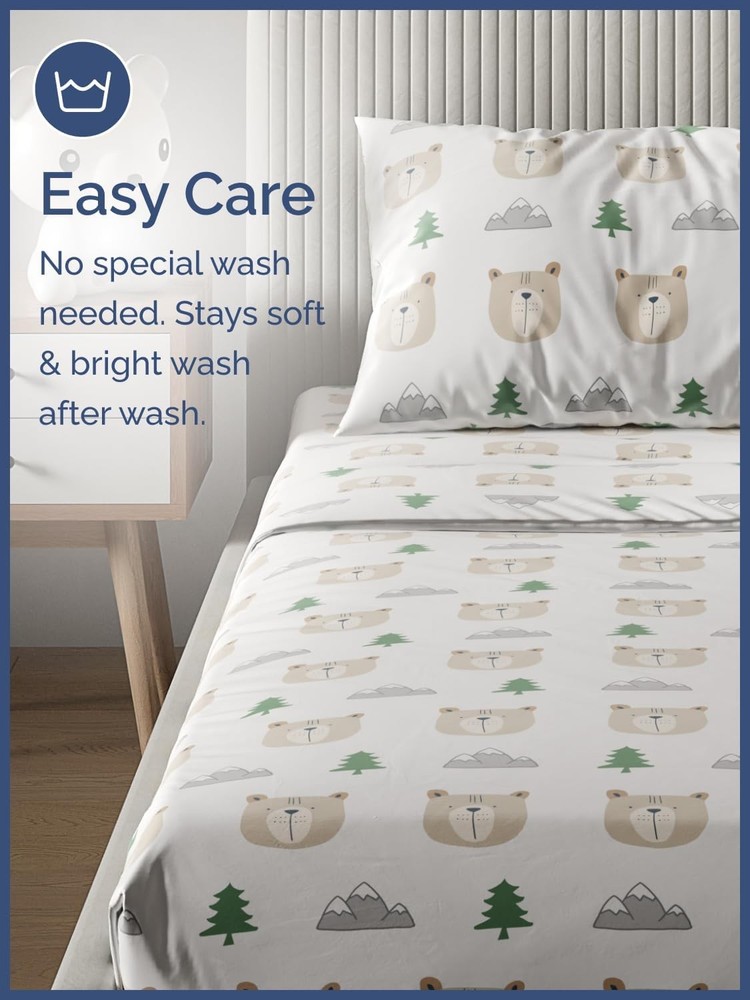 Themed Bedding Set - 4-Piece Natural Style Bedding Collection