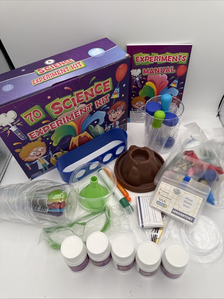 Kids 70 Science Experiment Kit - New Sealed - Educational Fun - Experiments STEM