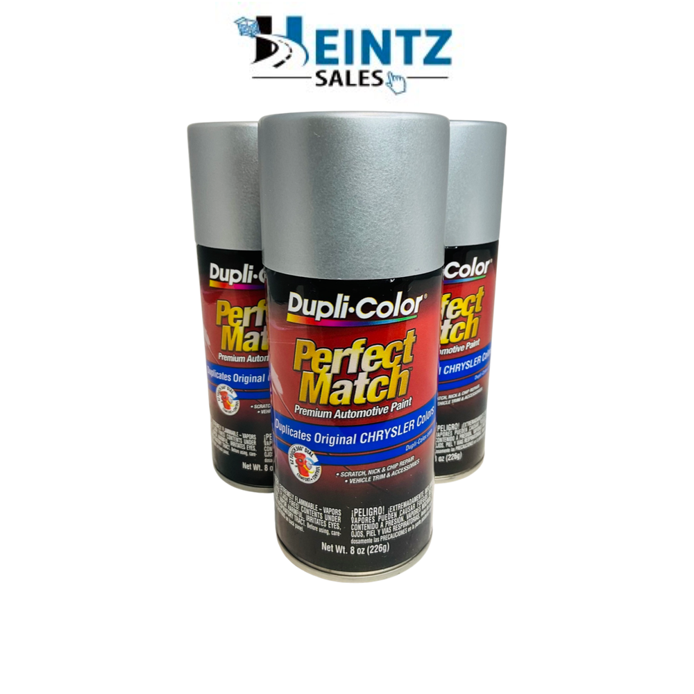 Dupli-Color BCC0410 3-Pack Bright Silver Metallic Perfect Match 8oz Code PS2