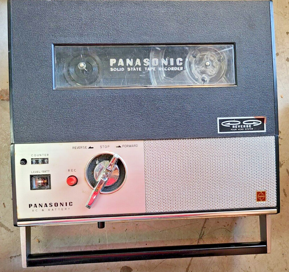 1970s PANASONIC SOLID STATE TAPE RECORDER AS FOUND