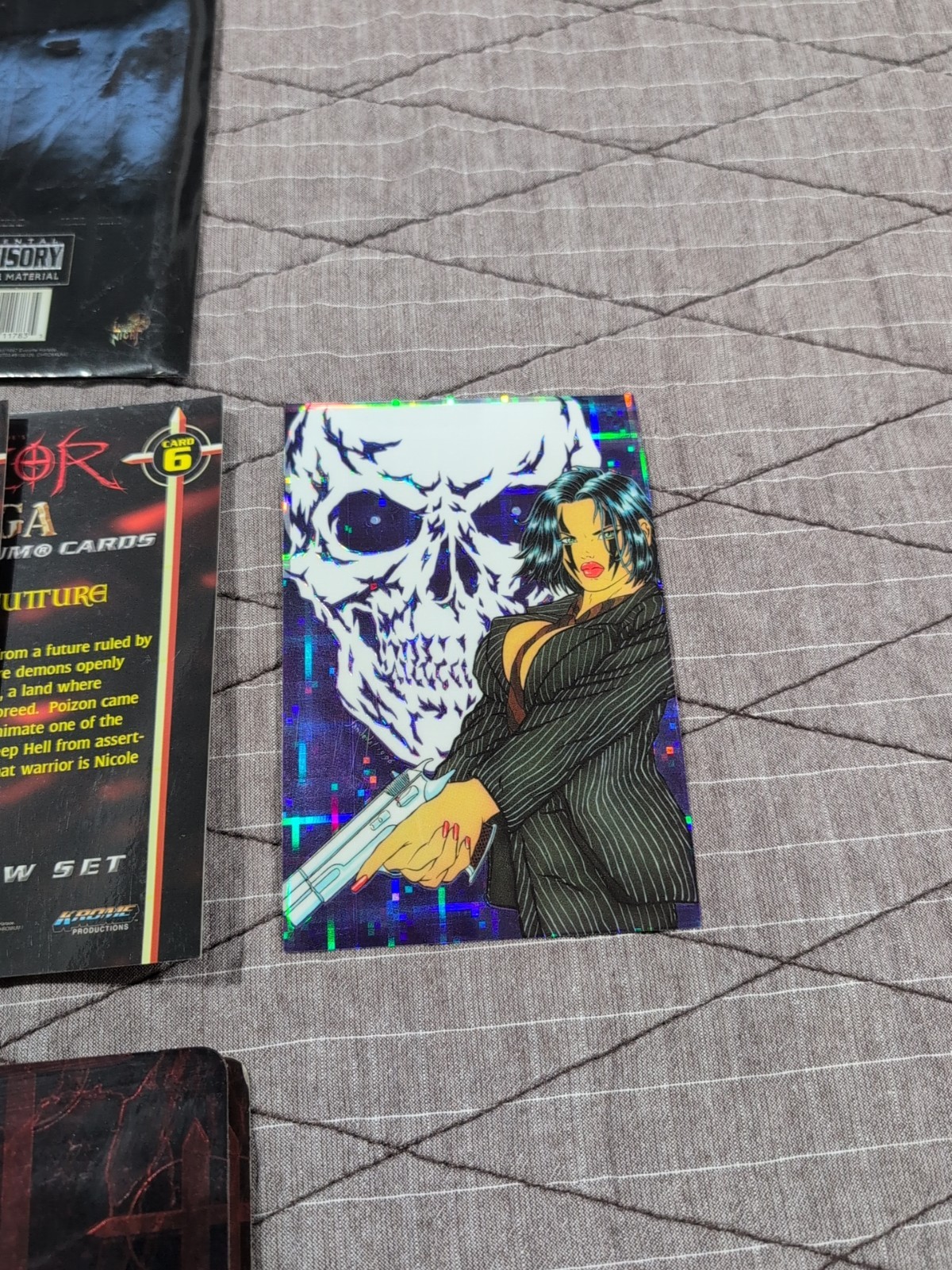 Everette Hartsoe's RAZOR Mega Chromium Card Complete Set w/binder/Chase/Preview