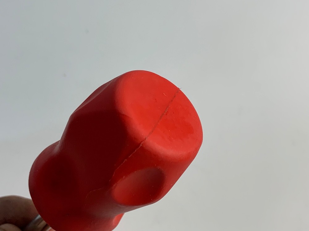 Snap On Tools Stubby Screwdriver Set Flat Slotted Tip SHD1 RED