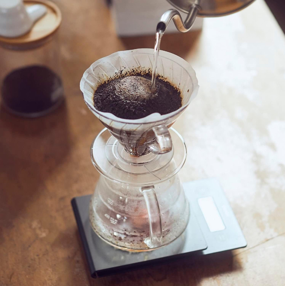 V60 Plastic Coffee Dripper, Size 03, Clear