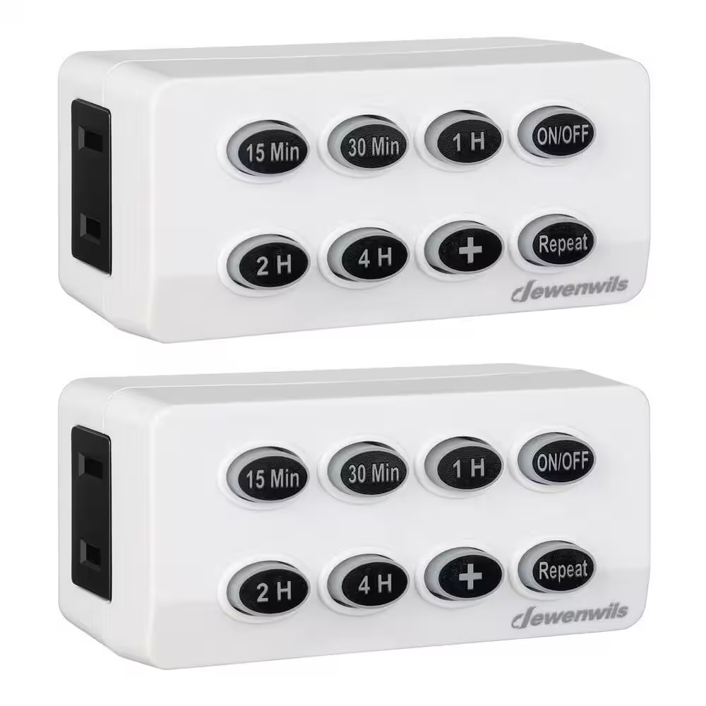 Indoor Countdown Timer with Repeat Function and Lit up Buttons, Auto Shut off Ti