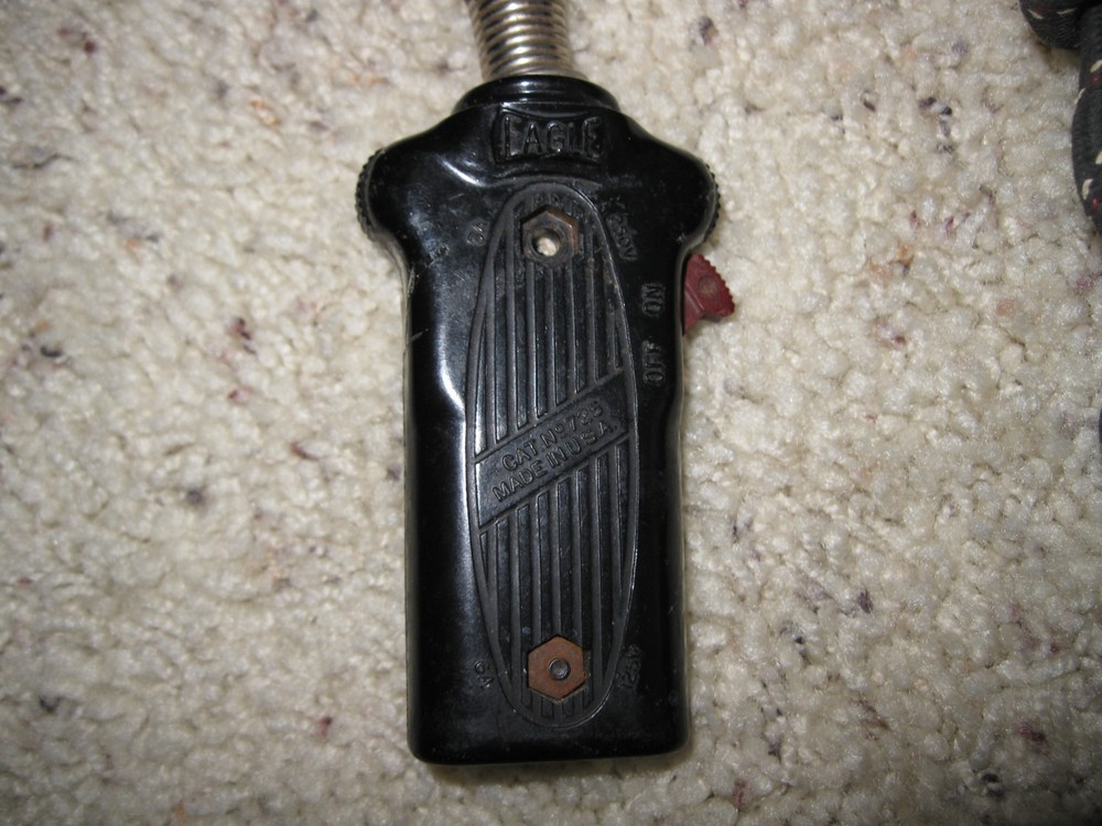 Vintage 6ft Eagle Appliance Cord with Switch