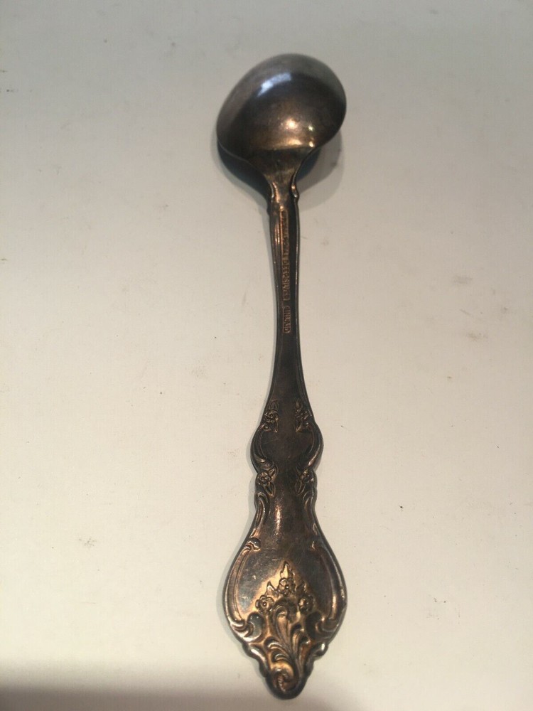Antique Spoon International Deep Silver Dishware Table Utensil