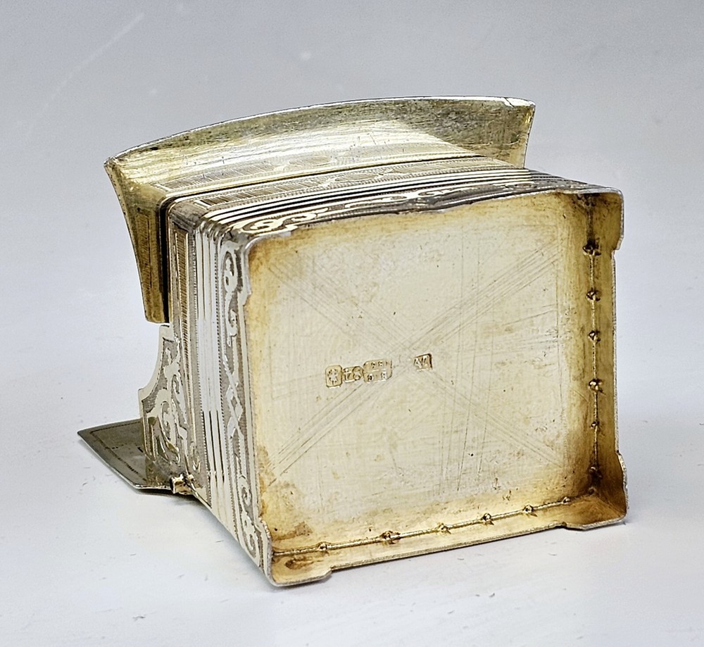 Large 19C Russian Silver Salt Throne 1863