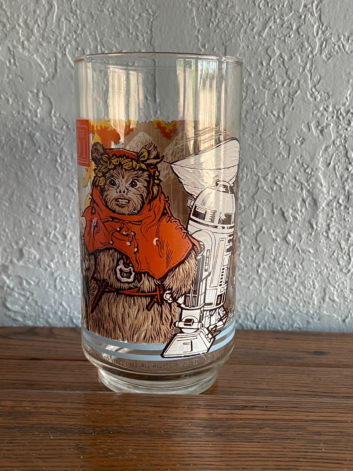 1983 Star Wars Return of the Jedi Burger King Drinking Glasses - Set of 4