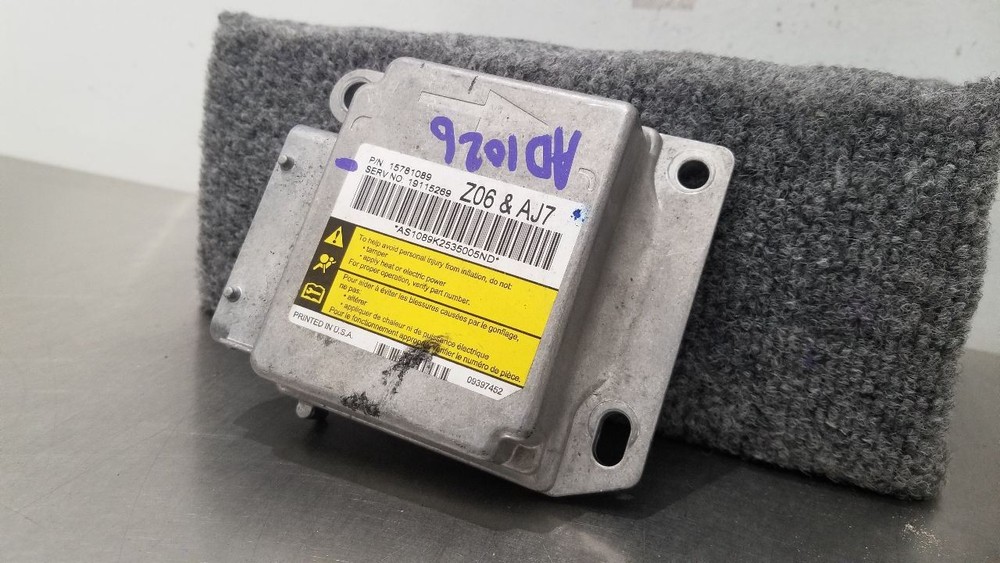 06 CHEVY CORVETTE C6 Z06 SRS CONTROL MODULE