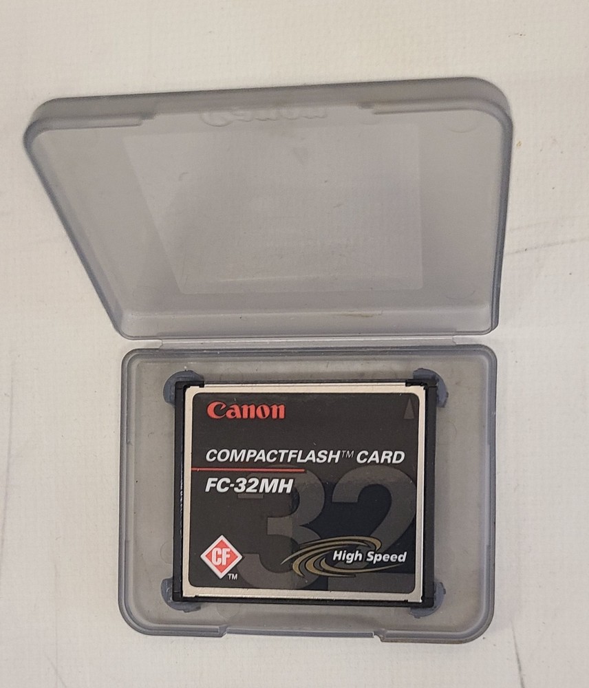 Vintage Canon 32 MB CompactFlash Camera Memory Card