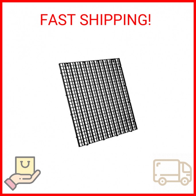 Aquarium Fish Tank Bottom Isolation 4 Pcs, Plastic Egg Crate Grid Divider Tray E